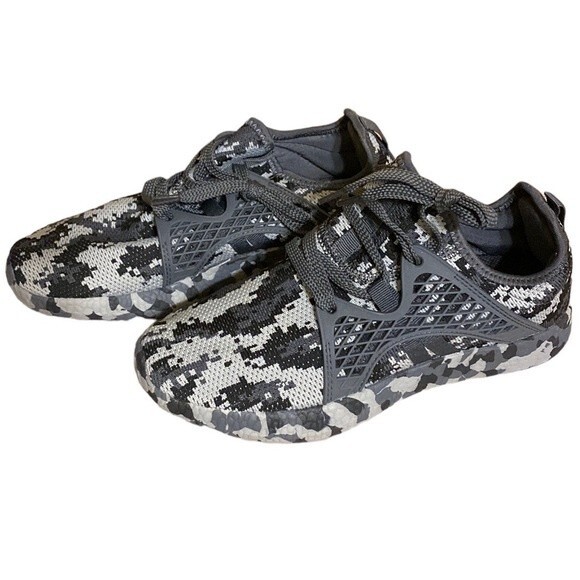 Inzcou Womens Running Shoes Multicolor Gray Camouflage NWOT Lightweight Size 9 - Picture 1 of 8